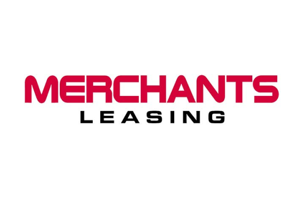 MERCHANTS LEASING" logo with "MERCHANTS" in bold red and "LEASING" in smaller black text on a white background.
