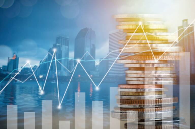 graphs with stacks of coins